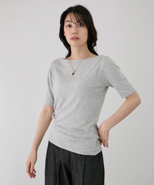 Jayro(ジャイロ)の「ドレープニットプルオーバー(ニット/セーター・レディース・ライトグレー/ブラック/ホワイト系その他/ワイン・M)」の11枚目の写真
