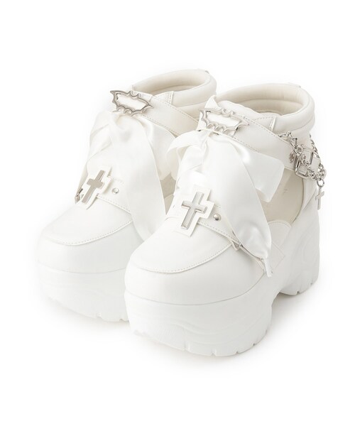 セール】十字架チュールスニーカー（スニーカー）｜cs T&P