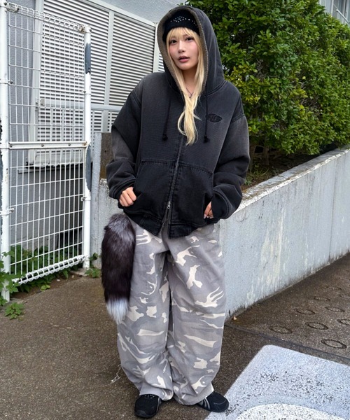 【新品未使用】WTW デニムボアパーカー XS wtw（ダブルティー）デニム ボア パーカー-ボアがボリューミーなモデル