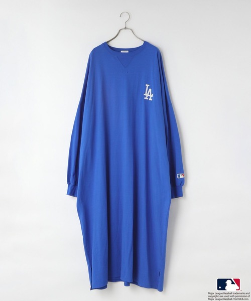 LOWRYS FARM（ローリーズファーム）の「ＭＬＢモンスターワンピース　579431（ワンピース・レディース・ネイビー/ブルー/グリーン/ブラウン系その他・FREE）」の8枚目の写真