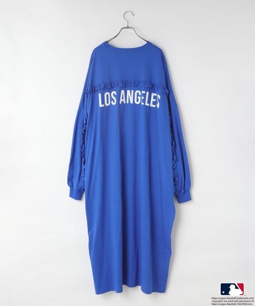 LOWRYS FARM（ローリーズファーム）の「ＭＬＢモンスターワンピース　579431（ワンピース・レディース・ネイビー/ブルー/グリーン/ブラウン系その他・FREE）」の15枚目の写真