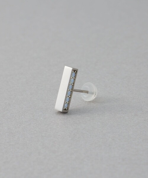 ete（エテ）の「[カラーリスト] ビジュー リバーシブル ピアス プラチナム（ピアス（片耳用）・レディース・B/A・FREE）」の2枚目の写真