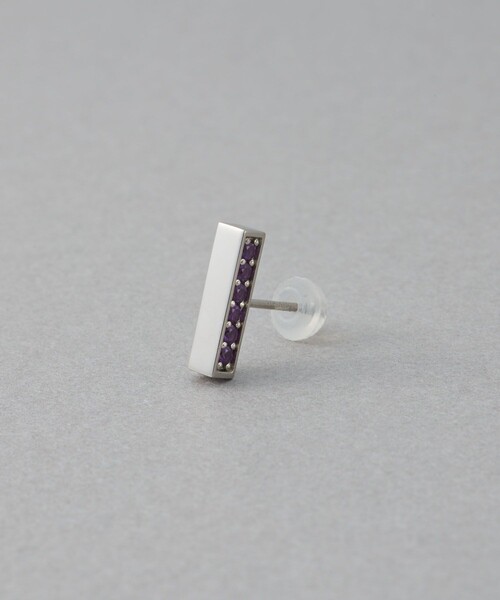 ete（エテ）の「[カラーリスト] ビジュー リバーシブル ピアス プラチナム（ピアス（片耳用）・レディース・B/A・FREE）」の6枚目の写真