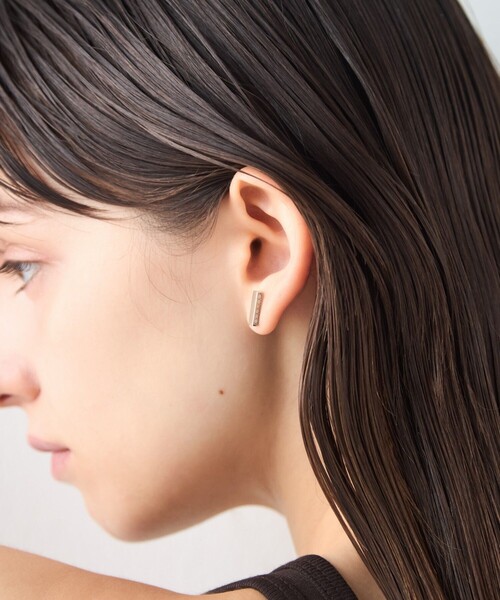 ete（エテ）の「[カラーリスト] ビジュー リバーシブル ピアス プラチナム（ピアス（片耳用）・レディース・B/A・FREE）」の10枚目の写真