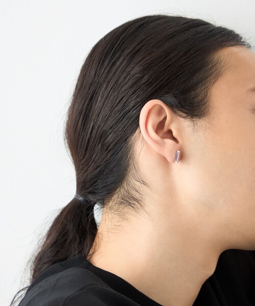 ete（エテ）の「[カラーリスト] ビジュー リバーシブル ピアス プラチナム（ピアス（片耳用）・レディース・B/A・FREE）」の17枚目の写真