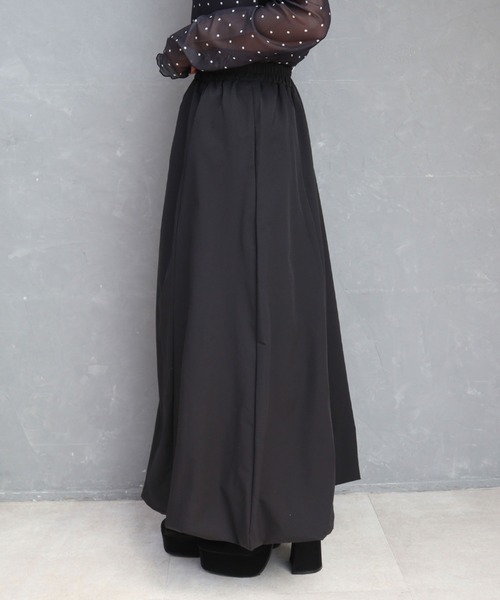 CECIL McBEE(セシルマクビー)の「バルーンロングスカート(スカート・レディース・ブラウン/ブラック・LARGE/MEDIUM)」の4枚目の写真