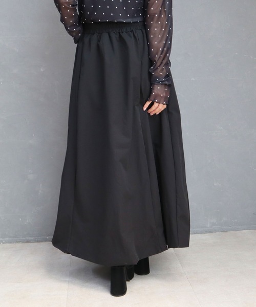 CECIL McBEE(セシルマクビー)の「バルーンロングスカート(スカート・レディース・ブラウン/ブラック・LARGE/MEDIUM)」の5枚目の写真