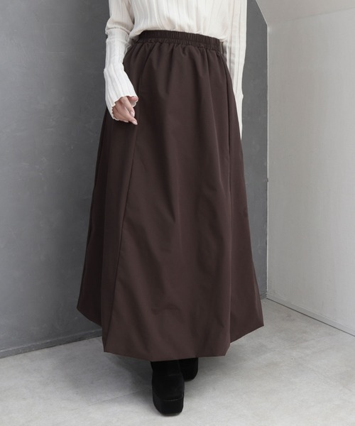 CECIL McBEE(セシルマクビー)の「バルーンロングスカート(スカート・レディース・ブラウン/ブラック・LARGE/MEDIUM)」の7枚目の写真