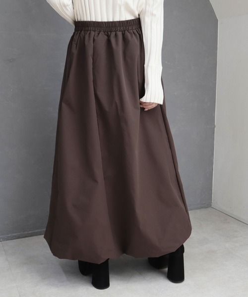 CECIL McBEE(セシルマクビー)の「バルーンロングスカート(スカート・レディース・ブラウン/ブラック・LARGE/MEDIUM)」の9枚目の写真
