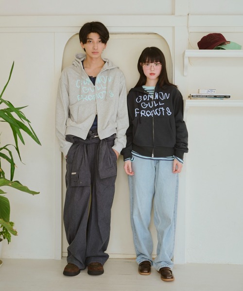 common gull products パーカー グレー M common gull products. パーカー NO.9011gull hoodie レディース