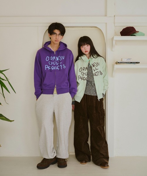 common gull products. ダブルジップパーカー common gull products. zip hoodie 25 autumn.（パーカー