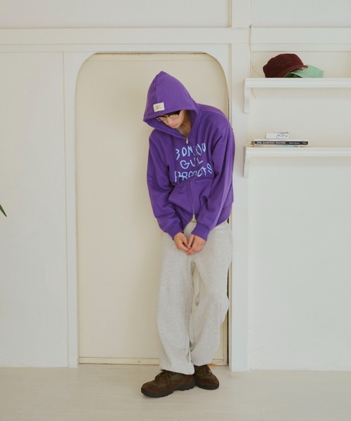 トップス common gull products.zip hoodie 25spring common gull products.（コモンガルプロダクツ）の「common gull
