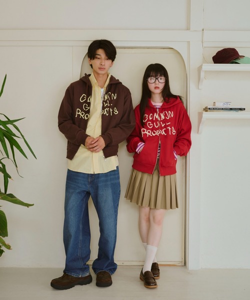 common gull products 赤 パーカー common gull products レッドパーカー