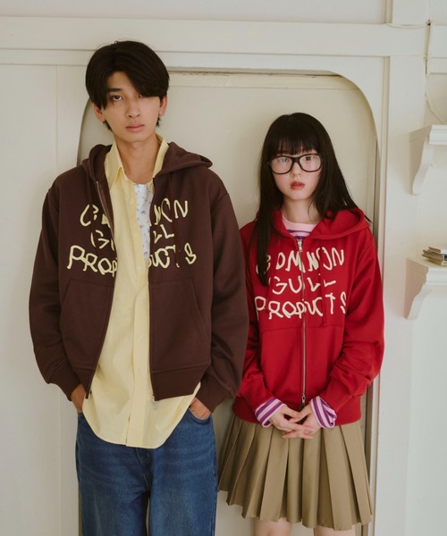トップス common gull products.zip hoodie 25spring common gull products. zip hoodie 25 autumn.(パーカー