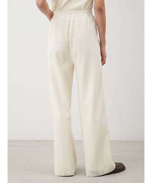 セットアップ対応】UVカットWゴムシガレットニットパンツ