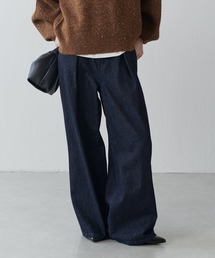 Lui's | タックワイドデニム(デニムパンツ)