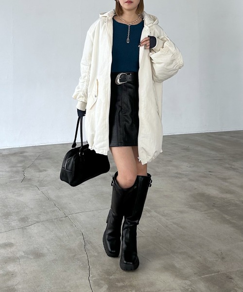 PAGEBOY（ページボーイ）の「モンスターパーカーコート【フード