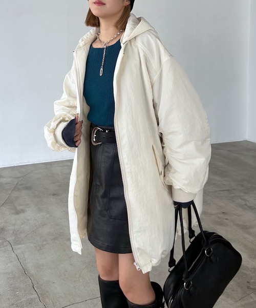 PAGEBOY（ページボーイ）の「モンスターパーカーコート【フード