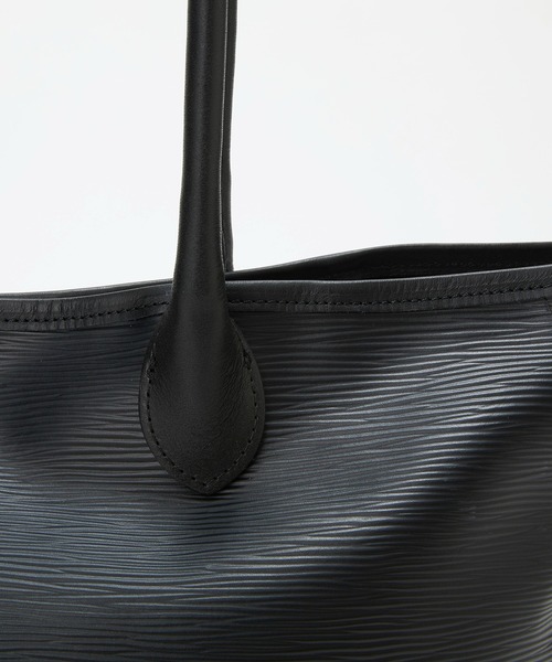 Breath TOPKAPI(ブレストプカピ)の「【Breath TOPKAPI】RIPPLE リプル レザーハンドル A4 トートバッグ(トートバッグ・レディース・ブラック/アイボリー/グレイッシュベージュ・FREE)」の21枚目の写真