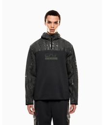 EMPORIO ARMANI EA7 | <オンライン限定>【エンポリオ アルマーニ EA7】Graphic Series フード付きスウェットシャツ コットンジャージー(スウェット)