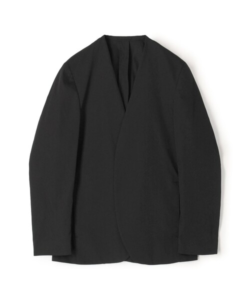 ストレッチベンタイル ノーカラージャケット（ノーカラー