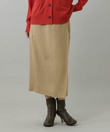 INED | ライトカルゼ ラップ風タイトスカート(スカート)