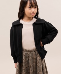 ROPE' PICNIC（ロペピクニック）の「【KIDS/キッズ】ビックカラー裏毛ジップカーディガン（カーディガン/ボレロ・キッズ）」