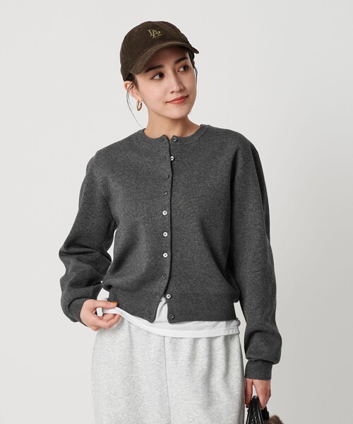 BEAUTY&YOUTH UNITED ARROWS(ビューティーアンドユースユナイテッドアローズ)の「ミラノリブカーディガン ウォッシャブル(カーディガン/ボレロ・レディース・オフホワイト/オレンジ/ダークグレー・FREE)」の18枚目の写真