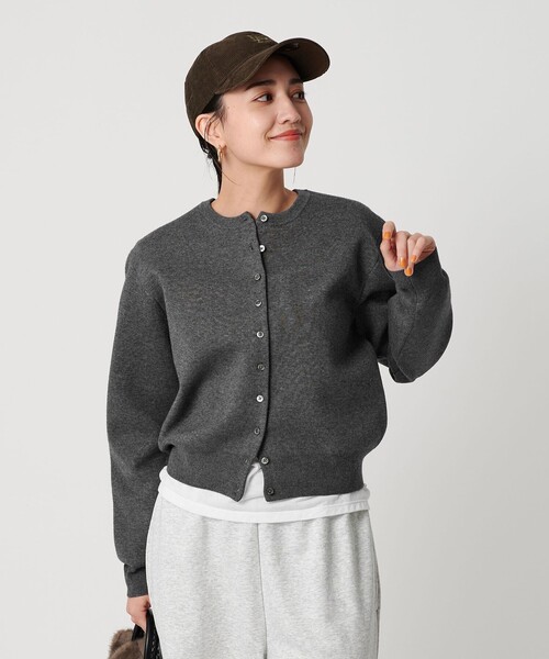 BEAUTY&YOUTH UNITED ARROWS(ビューティーアンドユースユナイテッドアローズ)の「ミラノリブカーディガン ウォッシャブル(カーディガン/ボレロ・レディース・オフホワイト/オレンジ/ダークグレー・FREE)」の17枚目の写真