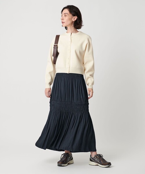 BEAUTY&YOUTH UNITED ARROWS(ビューティーアンドユースユナイテッドアローズ)の「ミラノリブカーディガン ウォッシャブル(カーディガン/ボレロ・レディース・オフホワイト/オレンジ/ダークグレー・FREE)」の15枚目の写真