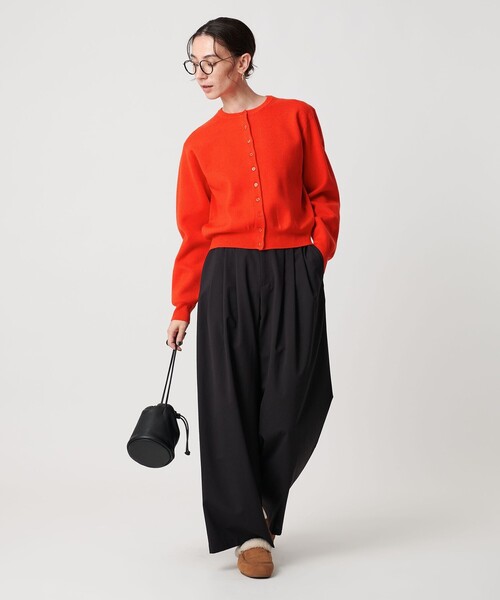 【美品】ユナイテッドアローズ　アセテートナイロンミラノリブ カーディガン　羽織り BEAUTY&YOUTH UNITED ARROWS（ビューティーアンドユース