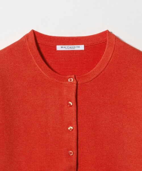 BEAUTY&YOUTH UNITED ARROWS(ビューティーアンドユースユナイテッドアローズ)の「ミラノリブカーディガン ウォッシャブル(カーディガン/ボレロ・レディース・オフホワイト/オレンジ/ダークグレー・FREE)」の21枚目の写真