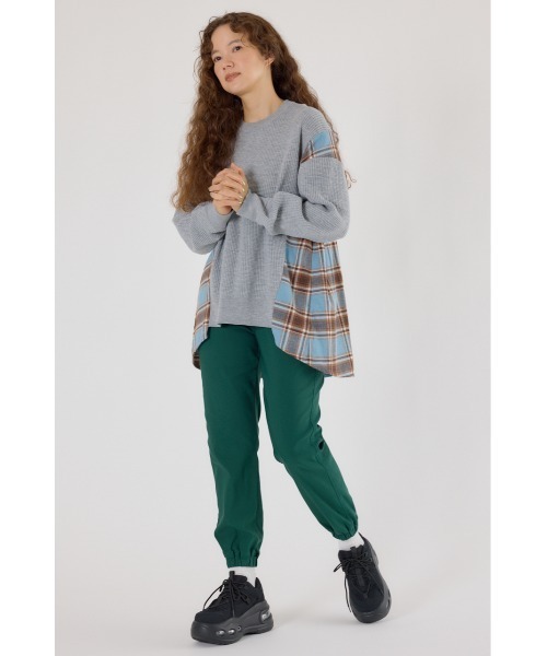 RODEO CROWNS WIDE BOWL（ロデオクラウンズワイドボウル）の「D/S EASY JOGパンツ（その他パンツ・レディース・ブラック/ダークパープル/ベージュ/ダークグリーン・SMALL/MEDIUM）」の15枚目の写真