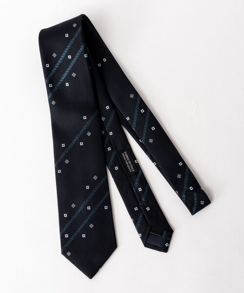 NOLLEY’S（ノーリーズ）の「PINTO スプラッシュストライプネクタイ 25AWコレクション（ネクタイ・メンズ・ブルー系その他6・FREE）」の3枚目の写真