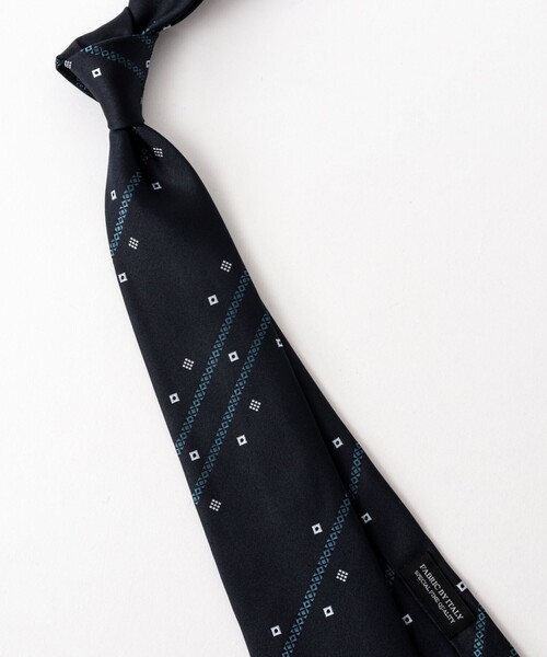 NOLLEY’S（ノーリーズ）の「PINTO スプラッシュストライプネクタイ 25AWコレクション（ネクタイ・メンズ・ブルー系その他6・FREE）」の10枚目の写真