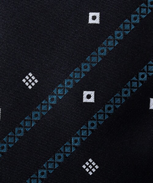 NOLLEY’S（ノーリーズ）の「PINTO スプラッシュストライプネクタイ 25AWコレクション（ネクタイ・メンズ・ブルー系その他6・FREE）」の11枚目の写真