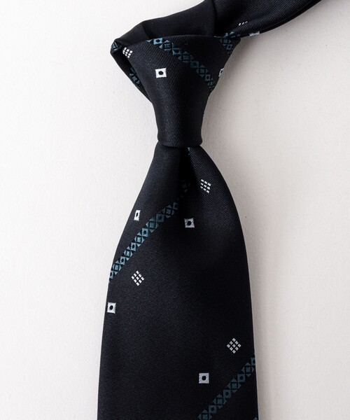 NOLLEY’S（ノーリーズ）の「PINTO スプラッシュストライプネクタイ 25AWコレクション（ネクタイ・メンズ・ブルー系その他6・FREE）」の12枚目の写真