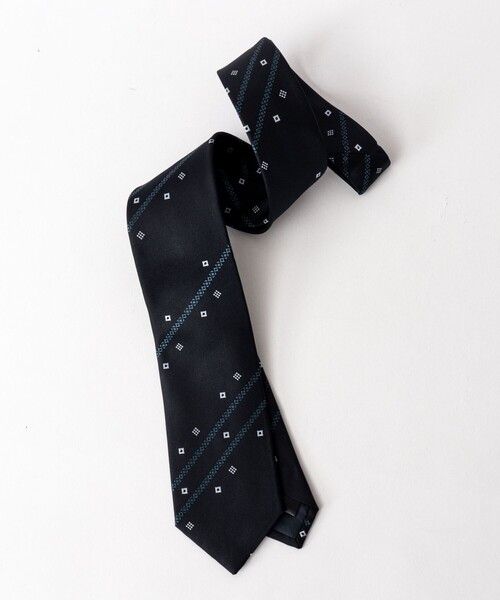 NOLLEY’S（ノーリーズ）の「PINTO スプラッシュストライプネクタイ 25AWコレクション（ネクタイ・メンズ・ブルー系その他6・FREE）」の13枚目の写真