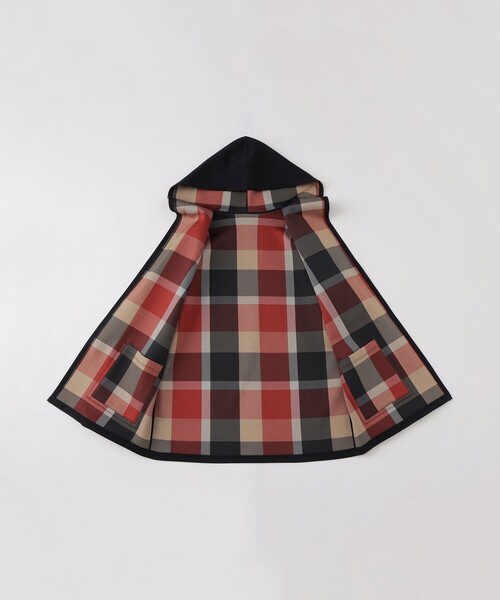 BLUE LABEL CRESTBRIDGE（ブルーレーベルクレストブリッジ）の「クレストブリッジチェックリバーシブルダンボールミディ丈コーディガン（カーディガン/ボレロ・レディース・ベージュ/ダークネイビー/ブラック/ブルー・38）」の12枚目の写真