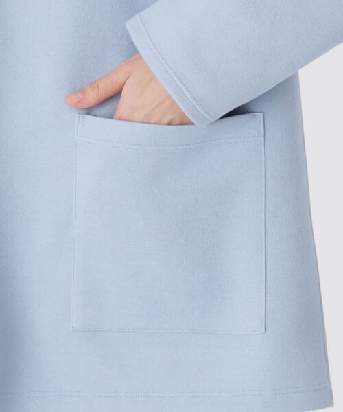 BLUE LABEL CRESTBRIDGE（ブルーレーベルクレストブリッジ）の「クレストブリッジチェックリバーシブルダンボールミディ丈コーディガン（カーディガン/ボレロ・レディース・ベージュ/ダークネイビー/ブラック/ブルー・38）」の12枚目の写真