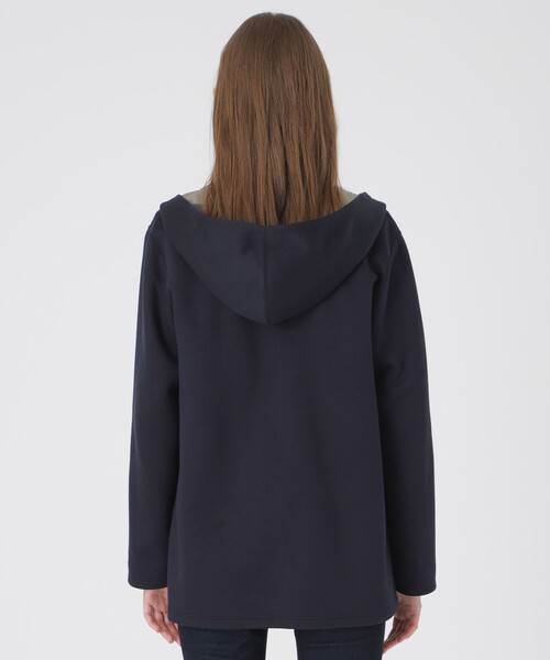 BLUE LABEL CRESTBRIDGE（ブルーレーベルクレストブリッジ）の「クレストブリッジチェックリバーシブルダンボールミディ丈コーディガン（カーディガン/ボレロ・レディース・ベージュ/ダークネイビー/ブラック/ブルー・38）」の18枚目の写真