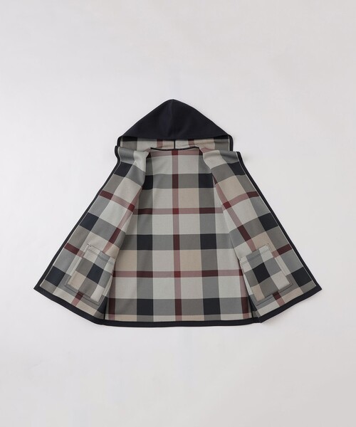 BLUE LABEL CRESTBRIDGE（ブルーレーベルクレストブリッジ）の「クレストブリッジチェックリバーシブルダンボールミディ丈コーディガン（カーディガン/ボレロ・レディース・ベージュ/ダークネイビー/ブラック/ブルー・38）」の22枚目の写真