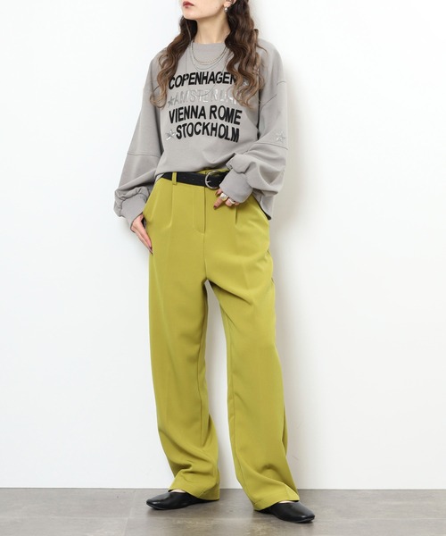 Anna Nicola(アンナニコラ)の「Anna Nicola ダンボールニットロゴプルオーバー(Tシャツ/カットソー・レディース・アイボリー/グレー/ブラック・38)」の17枚目の写真