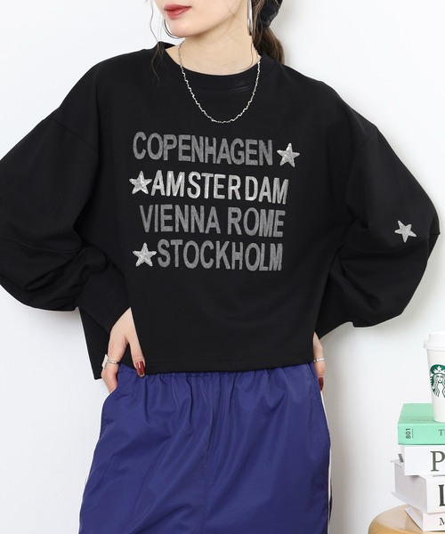 Anna Nicola(アンナニコラ)の「Anna Nicola ダンボールニットロゴプルオーバー(Tシャツ/カットソー・レディース・アイボリー/グレー/ブラック・38)」の10枚目の写真