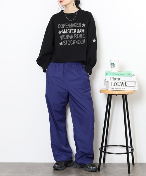 Anna Nicola(アンナニコラ)の「Anna Nicola ダンボールニットロゴプルオーバー(Tシャツ/カットソー・レディース・アイボリー/グレー/ブラック・38)」の12枚目の写真
