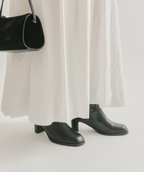 mystic（ミスティック）の「【３サイズ展開】ヒールミドルブーツ（ブーツ・レディース・ブラウン/ブラック・38/36/37）」の3枚目の写真