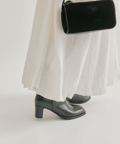 mystic（ミスティック）の「【３サイズ展開】ヒールミドルブーツ（ブーツ・レディース・ブラウン/ブラック・38/36/37）」の5枚目の写真