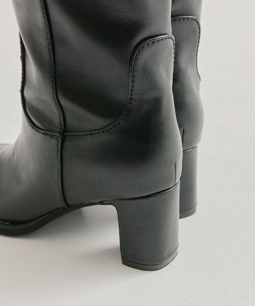 mystic（ミスティック）の「【３サイズ展開】ヒールミドルブーツ（ブーツ・レディース・ブラウン/ブラック・38/36/37）」の10枚目の写真