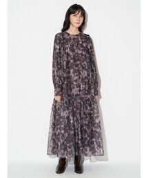 ELENDEEK | ブラードプリントワンピース(ワンピース)