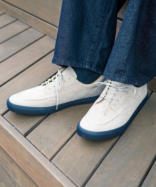 U.S. POLO ASSN.(ユーエスポロアッスン)の「【U.S. POLO ASSN./ユーエスポロアッスン】フェイクスウェードモカシン(モカシン/デッキシューズ・メンズ・ベージュ/ブラック・26cm/25.5cm/25cm/27cm/26.5cm)」の1枚目の写真